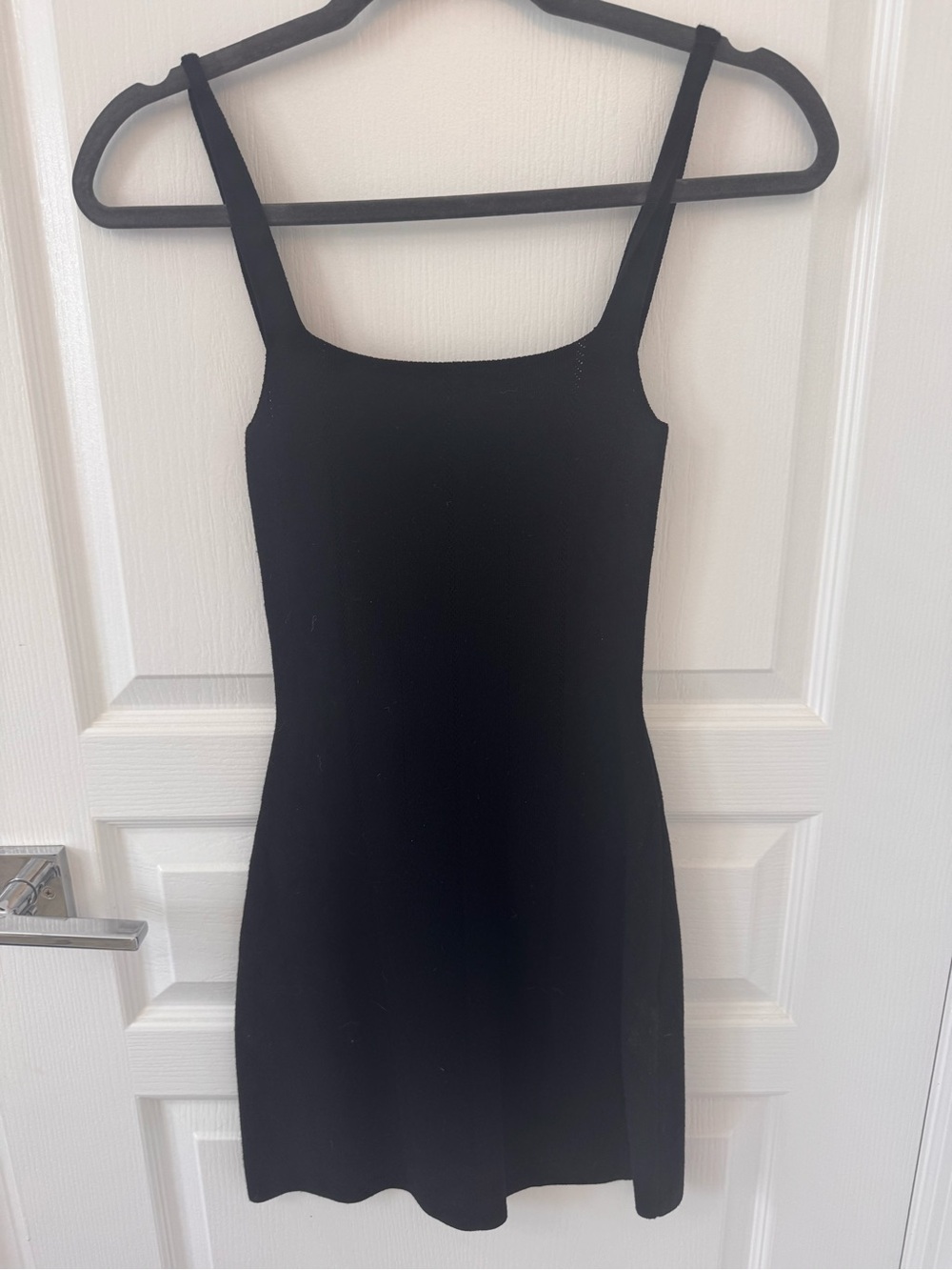 Sezane salie Black Knit Tank Dress XS
